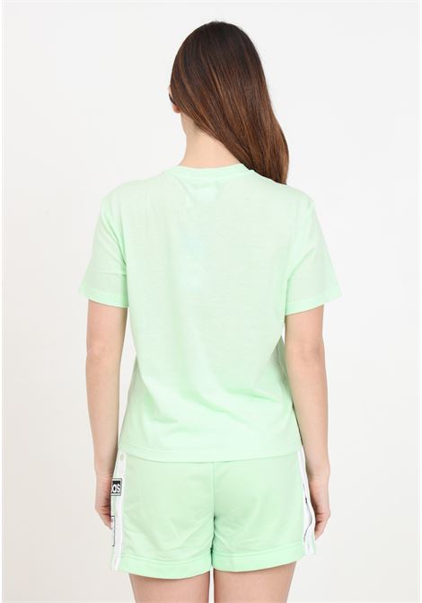 T-shirt da donna verde chiaro Trefoil tee boxy ADIDAS ORIGINALS | T-shirt | IN8436.