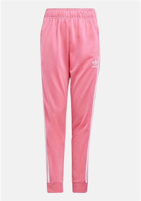 Pink girl's trousers Track pants adicolor sst ADIDAS ORIGINALS | Pants | IN8492.