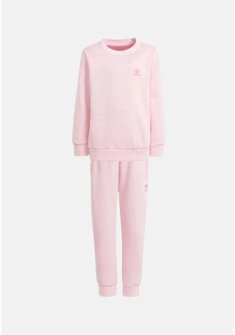 Adicolor crew tracksuit for girls True pink ADIDAS ORIGINALS | Sport suits | IP0571.