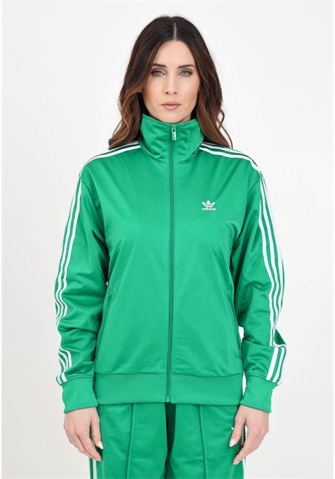 Adicolor classics loose firebird green women's sweatshirt ADIDAS ORIGINALS | IP0604.