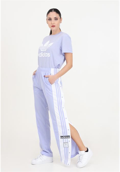 Adibreak lilac and white women's trousers ADIDAS ORIGINALS | Pants | IP0625.