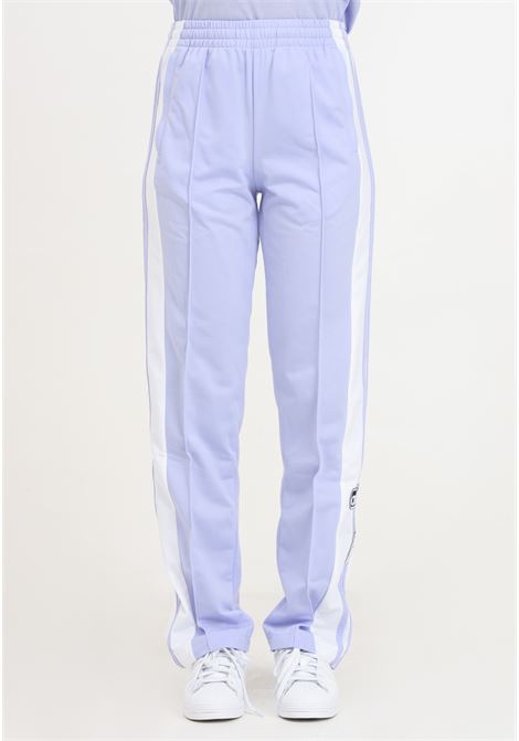 Adibreak lilac and white women's trousers ADIDAS ORIGINALS | Pants | IP0625.
