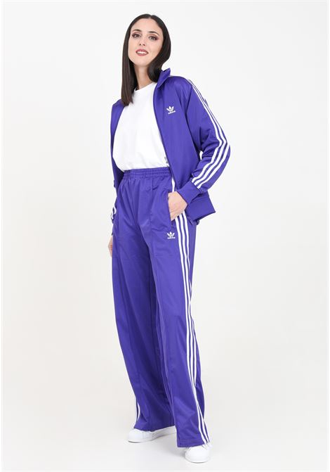 Purple and white women's track pants Firebird loose track pants ADIDAS ORIGINALS | Pants | IP0635.