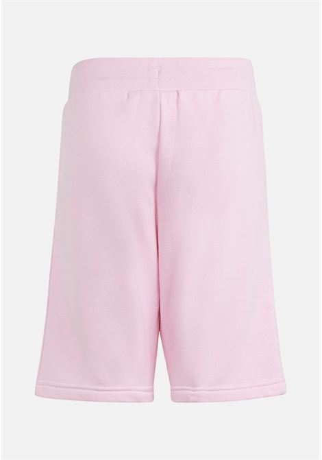 Shorts bambina rosa con ricamo logo laterale ADIDAS ORIGINALS | IP3044.