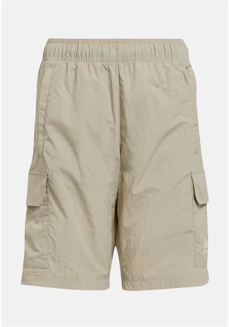 Beige baby girl cargo shorts ADIDAS ORIGINALS | Shorts | IP3065.