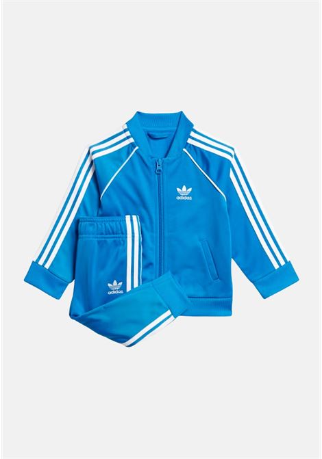 Tuta azzurra sportiva da neonato Track Suit Adicolor SST ADIDAS ORIGINALS | Tute | IP6696.