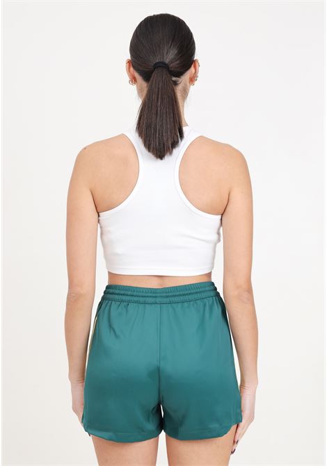 Shorts da donna verdi e bianchi 3s satin ADIDAS ORIGINALS | Shorts | IR6095.