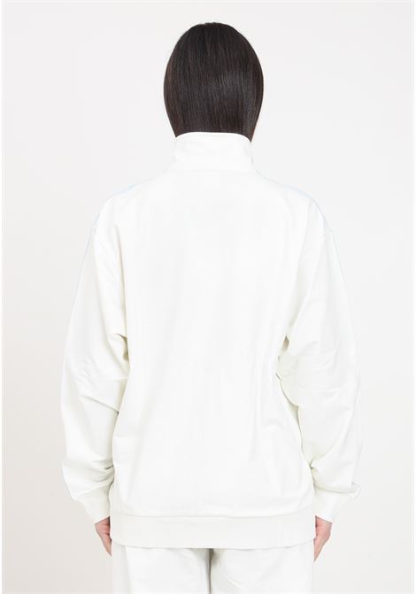 White and light blue colorblock track top women's sweatshirt ADIDAS ORIGINALS | Hoodie | IR7471.