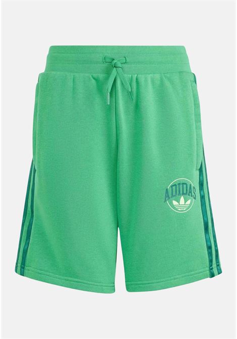 Shorts sportivo VRCT verde da bambino ADIDAS ORIGINALS | IR7610.