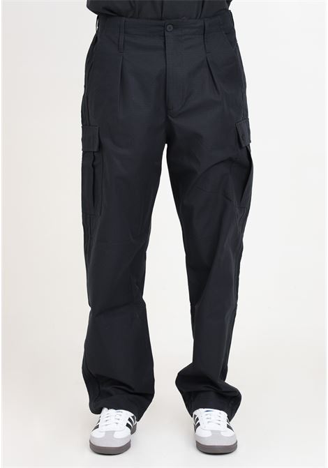 Pantaloni neri da uomo essentials cargo ADIDAS ORIGINALS | Pantaloni | IR7737.