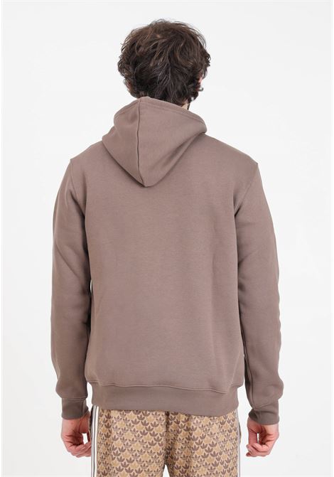 Brown men's sweatshirt Hoodie trefoil essentials ADIDAS ORIGINALS | Hoodie | IR7786.