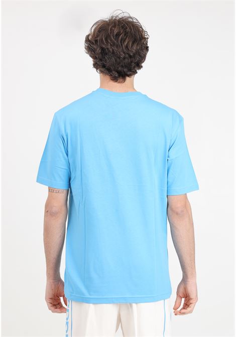 Light blue and white Adicolor trefoil men's t-shirt ADIDAS ORIGINALS | T-shirt | IR7980.