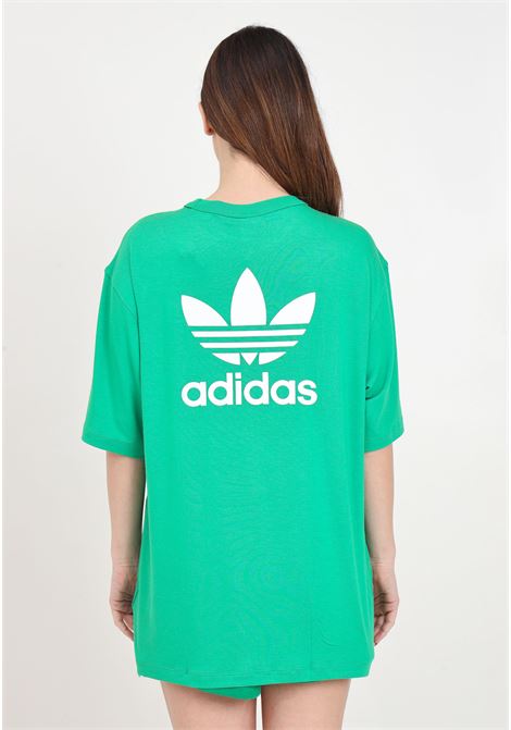 T-shirt da donna verde Trefoil ADIDAS ORIGINALS | T-shirt | IR8063.