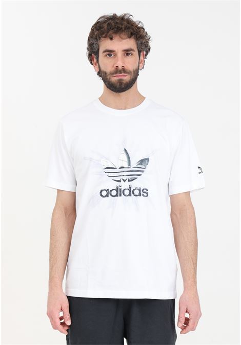 T-shirt da uomo bianca Graphic Short Sleeve ADIDAS ORIGINALS | T-shirt | IR9438.