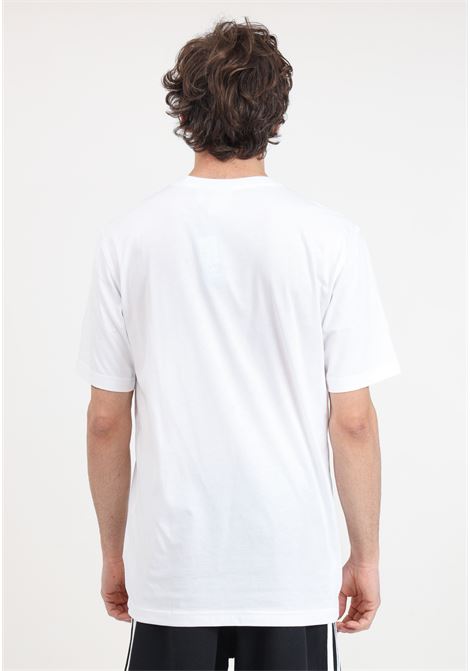 T-shirt da uomo bianca Trefoil essentials ADIDAS ORIGINALS | IR9691.