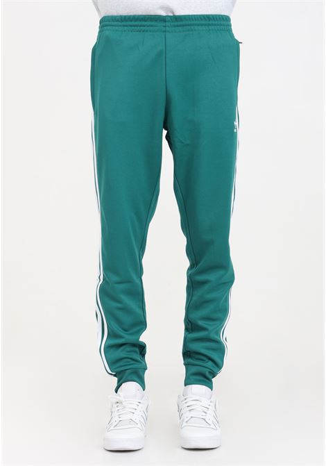 Green men's track pants adicolor classics sst ADIDAS ORIGINALS | Pants | IR9886.