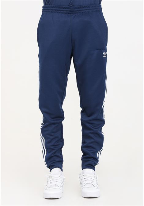 Pantaloni da uomo ADICOLOR superstar blu e bianchi ADIDAS ORIGINALS | Pantaloni | IR9887.