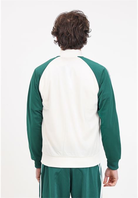 White and green men's sweatshirt track top sst ADIDAS ORIGINALS | Hoodie | IS1403.