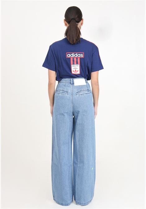 Kseniaschnaider 3 stripes blue denim women's jeans ADIDAS ORIGINALS | Jeans | IS1699.