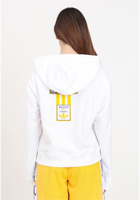White Hoodie Adibreak women's sweatshirt ADIDAS ORIGINALS | Hoodie | IS2435.