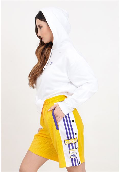 Shorts da donna gialli viola bianchi Adibreak bb ADIDAS ORIGINALS | Shorts | IS2471.