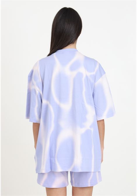 T-shirt da donna lilla dye allover print ADIDAS ORIGINALS | IS2488.