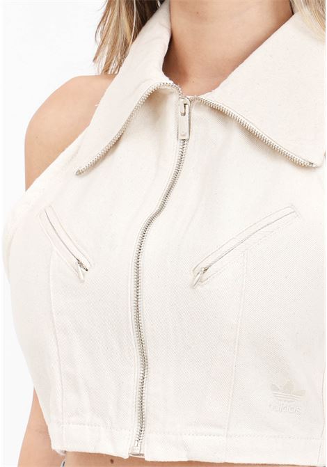 Beige women's vest top ADIDAS ORIGINALS | Tops | IS3580.