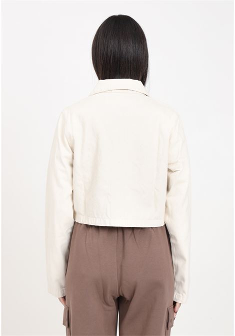 Beige fashion montreal denim track top women's denim jacket ADIDAS ORIGINALS | IS3583.