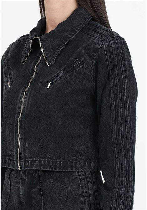 Black women's track top fashion montreal denim jacket ADIDAS ORIGINALS | Jackets | IT7263.
