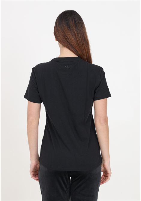 T-shirt da donna nera premium essentials ADIDAS ORIGINALS | T-shirt | IT9421.