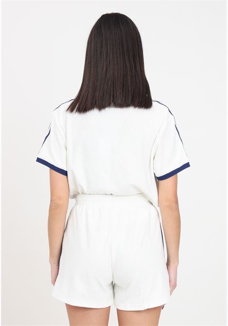 Shorts da donna bianchi in terry ADIDAS ORIGINALS | Shorts | IT9841.