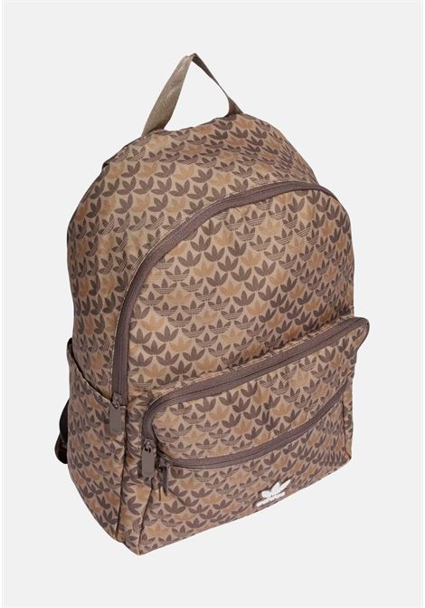 Brown monogram backpack for men and women ADIDAS ORIGINALS | Backpacks | IU0010.