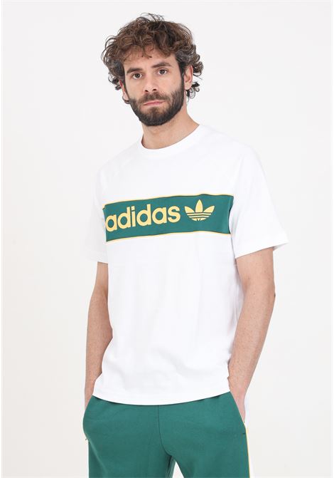 White and green men's t-shirt Archive tee ADIDAS ORIGINALS | T-shirt | IU0198.