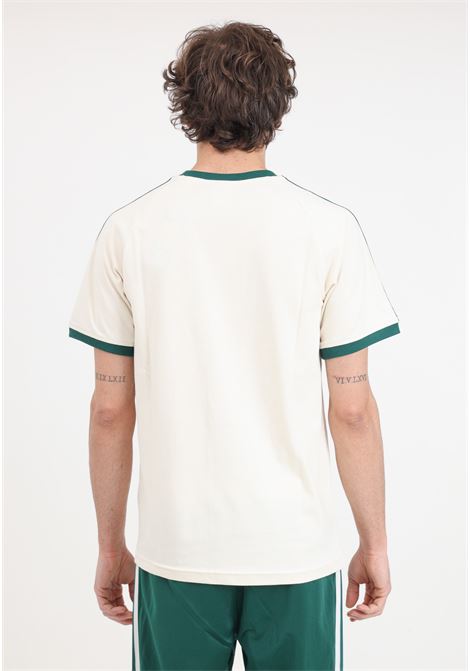 T-shirt da uomo color crema e verde Graphic cali tee ADIDAS ORIGINALS | T-shirt | IU0217.