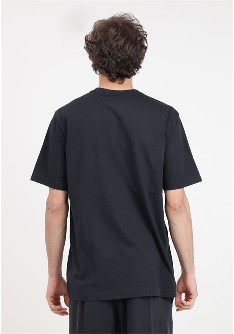 T-shirt da uomo nera Adicolor outline trefoil ADIDAS ORIGINALS | IU2347.