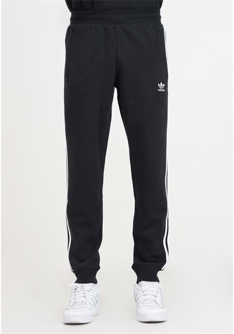 Adicolor 3 stripes black and white men's trousers ADIDAS ORIGINALS | Pants | IU2353.