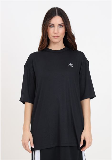 T-shirt donna nera trefoil tee ADIDAS ORIGINALS | T-shirt | IU2408.