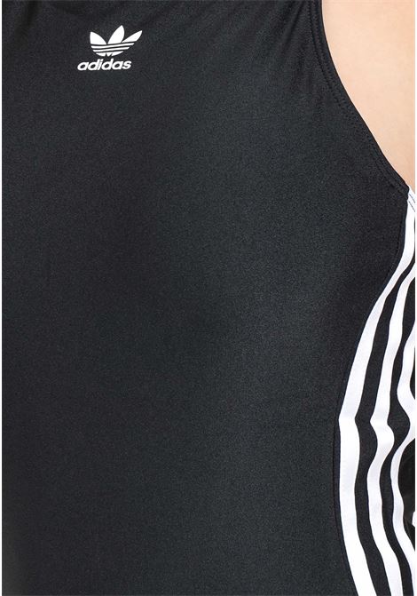 Black and white 3-stripes women's bodysuit ADIDAS ORIGINALS | IU2430.
