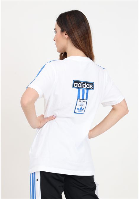 T-shirt da donna bianca Adibreak back print ADIDAS ORIGINALS | T-shirt | IU2475.