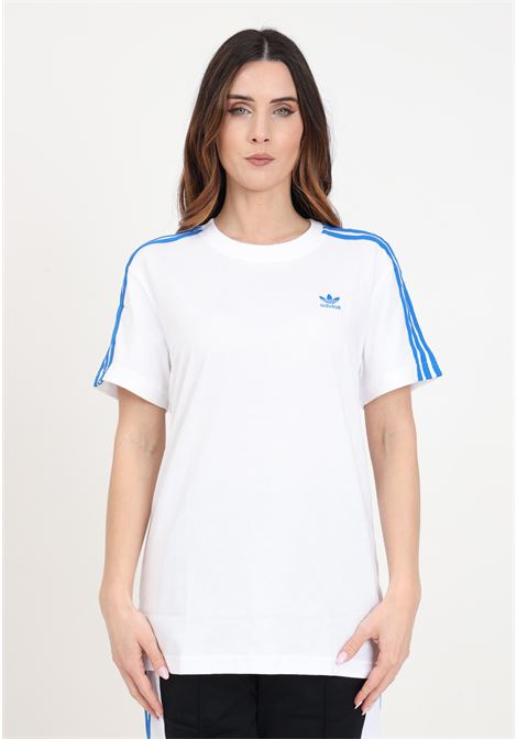 T-shirt da donna bianca Adibreak back print ADIDAS ORIGINALS | IU2475.