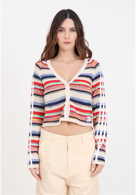 Kseniaschnaider knitted multicolor short women's cardigan ADIDAS ORIGINALS | Cardigan | IU2510.