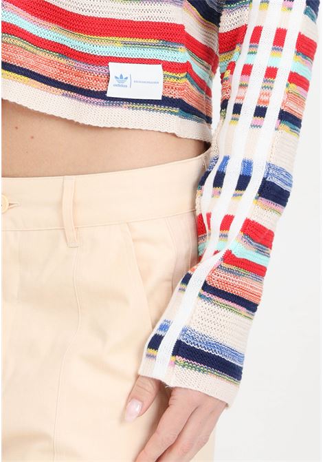 Cardigan da donna corto multicolor Kseniaschnaider knitted ADIDAS ORIGINALS | IU2510.