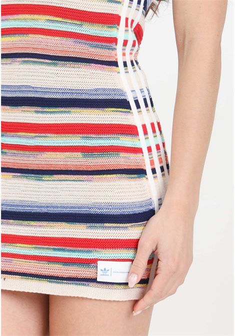 Abito corto da donna Kseniaschnaider knitted multicolor ADIDAS ORIGINALS | Abiti | IU2511.