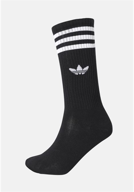 Set of three pairs of white black and gray men's women's socks ADIDAS ORIGINALS | IU2653.