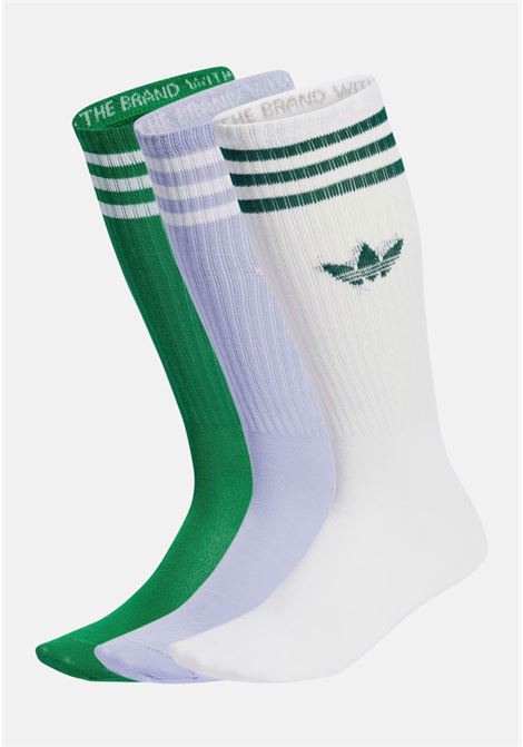 Men's and women's socks set of 3 solid color pairs ADIDAS ORIGINALS | IU2655.