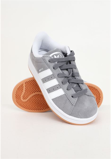 Gray sneakers for boys and girls CAMPUS 00 ADIDAS ORIGINALS | Sneakers | JI4330.