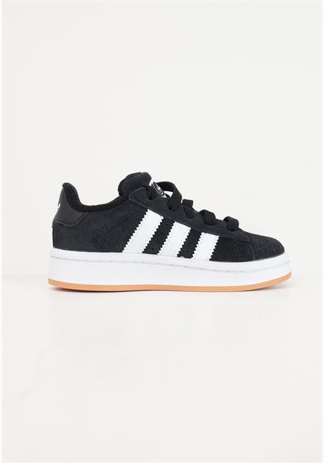 Black and white Campus 00s Elastic lace boy and girl sneakers ADIDAS ORIGINALS | Sneakers | JI4331.