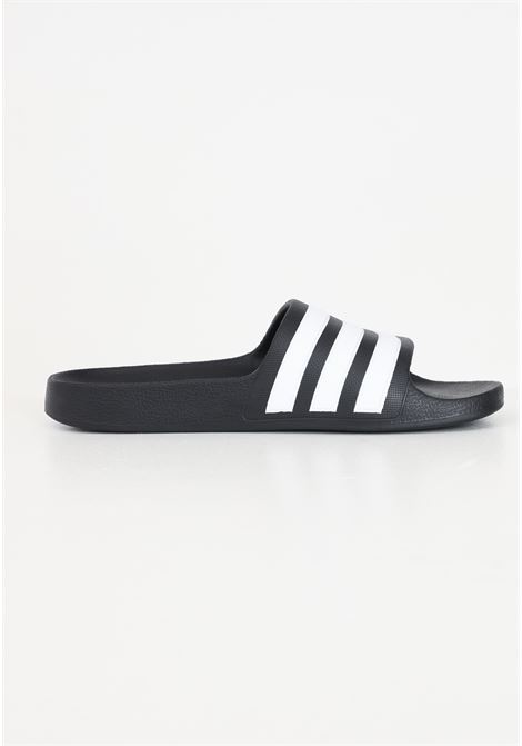 Adilette aqua black and white slippers for boys and girls ADIDAS PERFORMANCE | Slippers | F35556.
