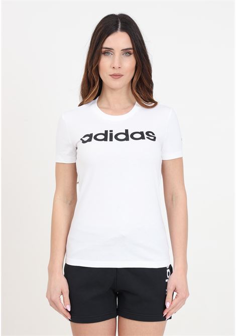 T-shirt da donna bianca W lin t ADIDAS PERFORMANCE | T-shirt | GL0768.