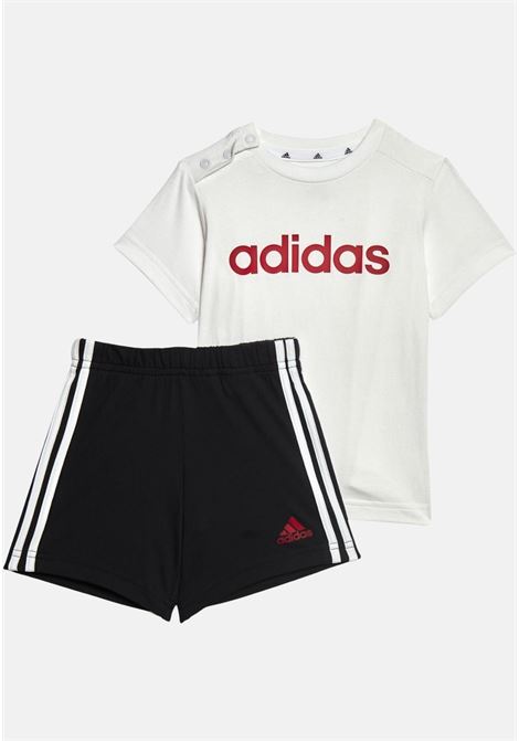 Linear logo black and white baby outfit ADIDAS PERFORMANCE | HR5890.